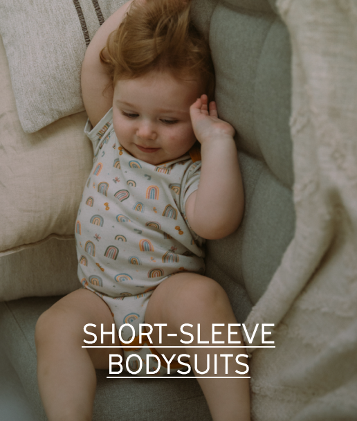 Shop organic cotton short-sleeve bodysuits