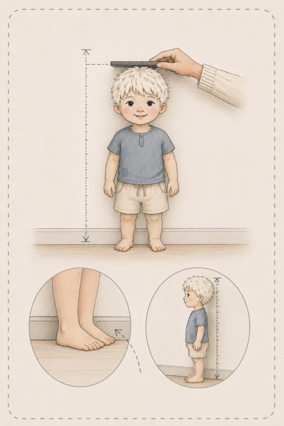 Toddler height measurement guide