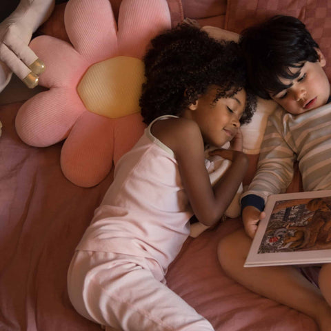 Organic Cotton Tank, 2-Pack | Flowers + Solid Pink