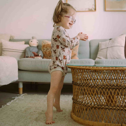 Organic Cotton Baby Long Sleeve Bodysuit, 2-Pack | Woodland + Striped